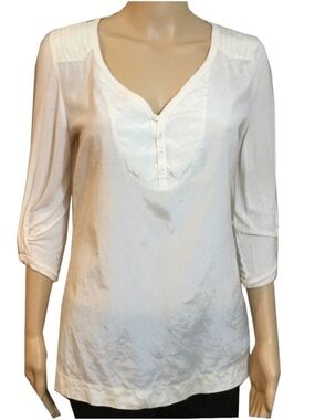 G-Star Raw Silk Blend 3/4 Sleeve Top